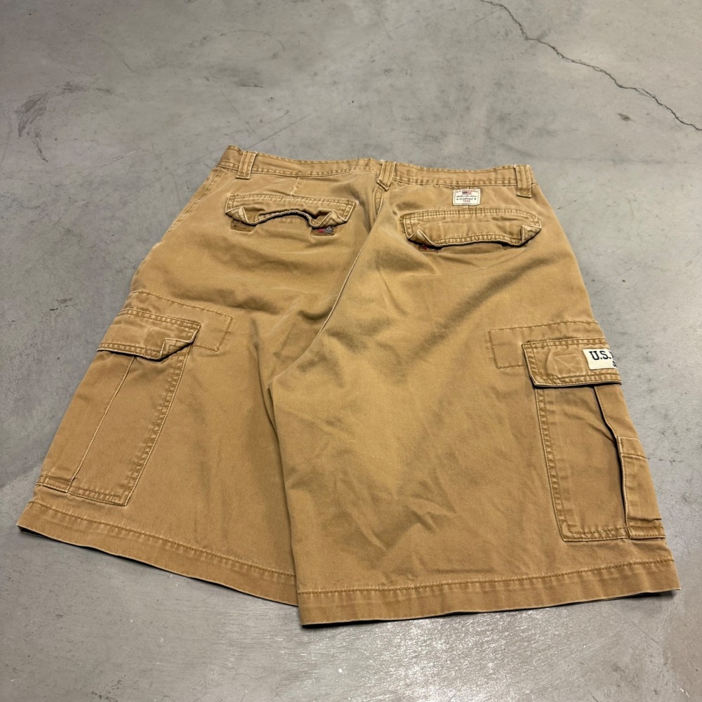 Vintage y2k Tan Polo Cargo Shorts